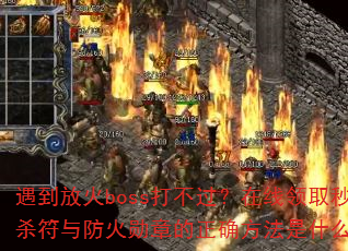 �����Ż�boss�򲻹���������ȡ��ɱ�������ѫ�µ���ȷ������ʲô��