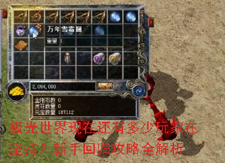 极光世界现在还有多少玩家在坚持?新手回归攻略全解析 极光世界现在还有多少玩家在坚持?新手回归攻略全解析