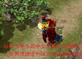 纵横传奇手游中女生适合选择哪个职业?如何快速提升战力与获取稀有装备? 纵横传奇手游中女生适合选择哪个职业?如何快速提升战力与获取稀有装备?