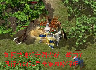 如何快速提升烈火战士战力?风行在线观看全集攻略解析 如何快速提升烈火战士战力?风行在线观看全集攻略解析