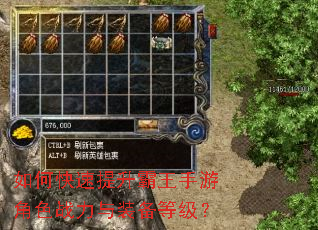 如何快速提升霸王手游角色战力与装备等级? 如何快速提升霸王手游角色战力与装备等级?
